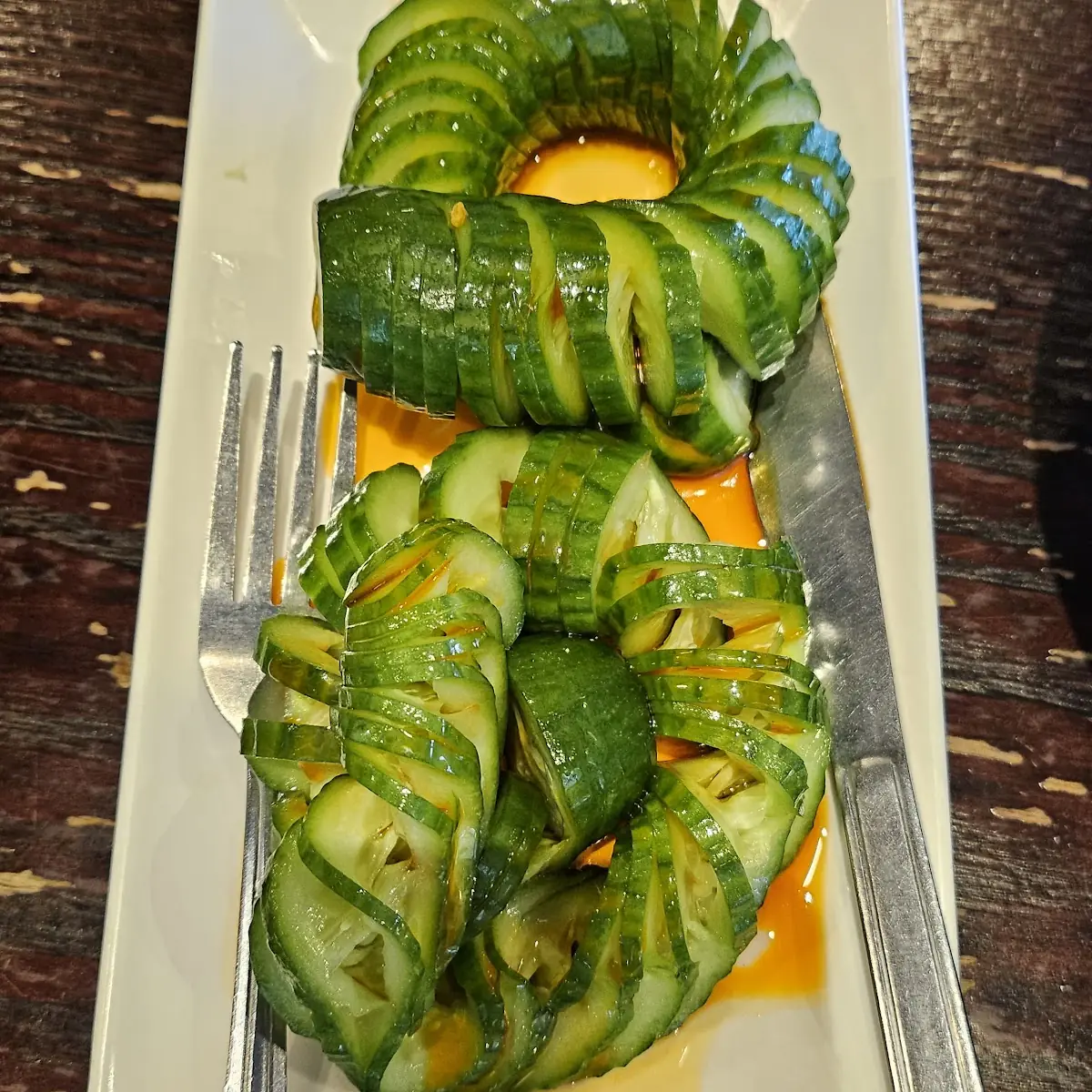sweet & sour cucumber ⓥ 甜辣小黄瓜